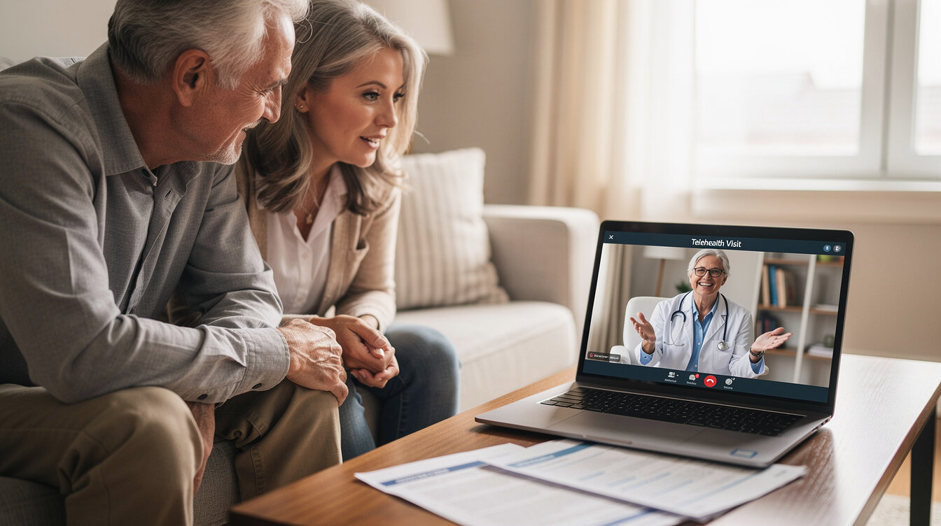 relaxed patient discussing health options