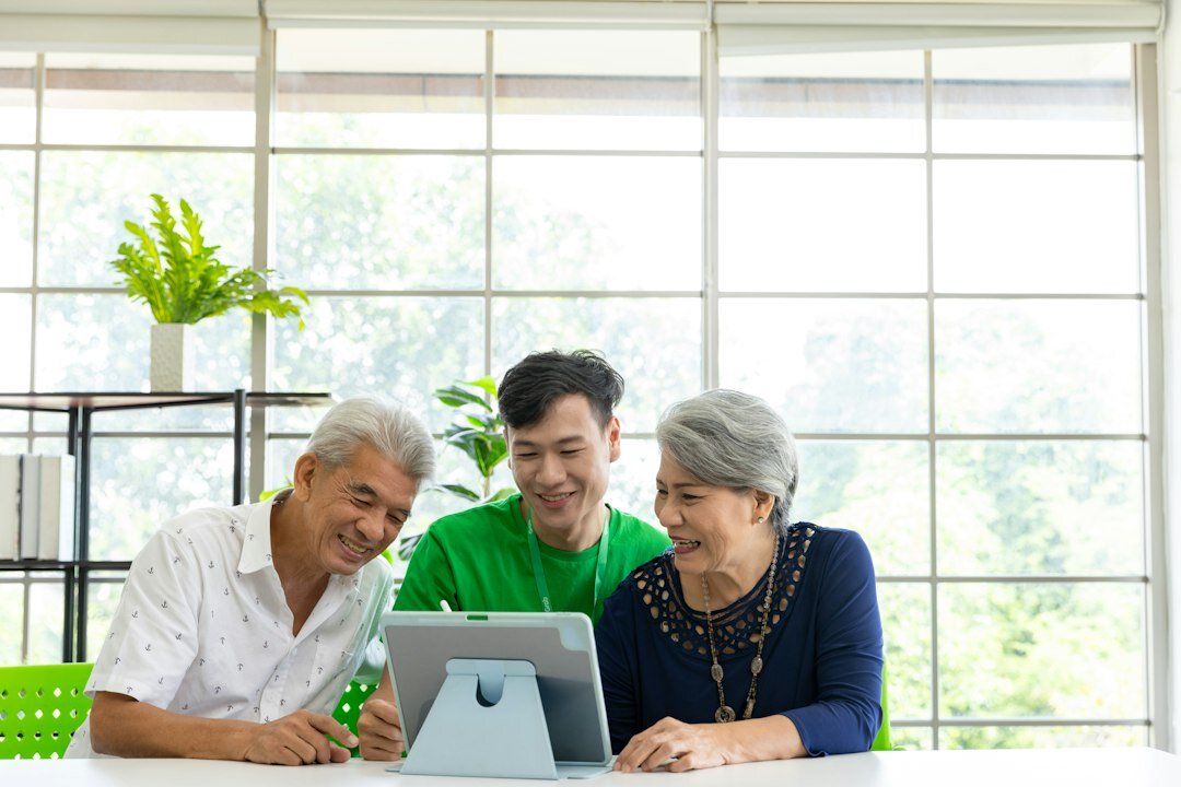 family discussing health insurance